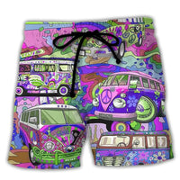 Heren Zwemshort met Graffiti Print – NovaBay