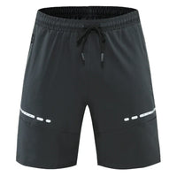 Sportieve & Stijlvolle Slim-Fit Trainingsshorts met Ritszakken – Kian