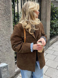Trendy Wollen Damesjas - Anna