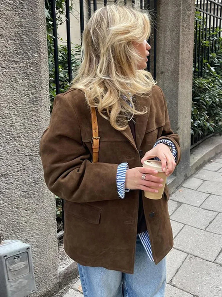 Trendy Wollen Damesjas - Anna