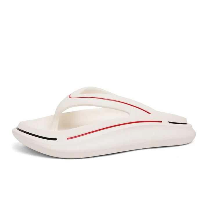 Witte Ultralichte Uuniseks Zomerslippers met Memory Foam Zool – Jureo