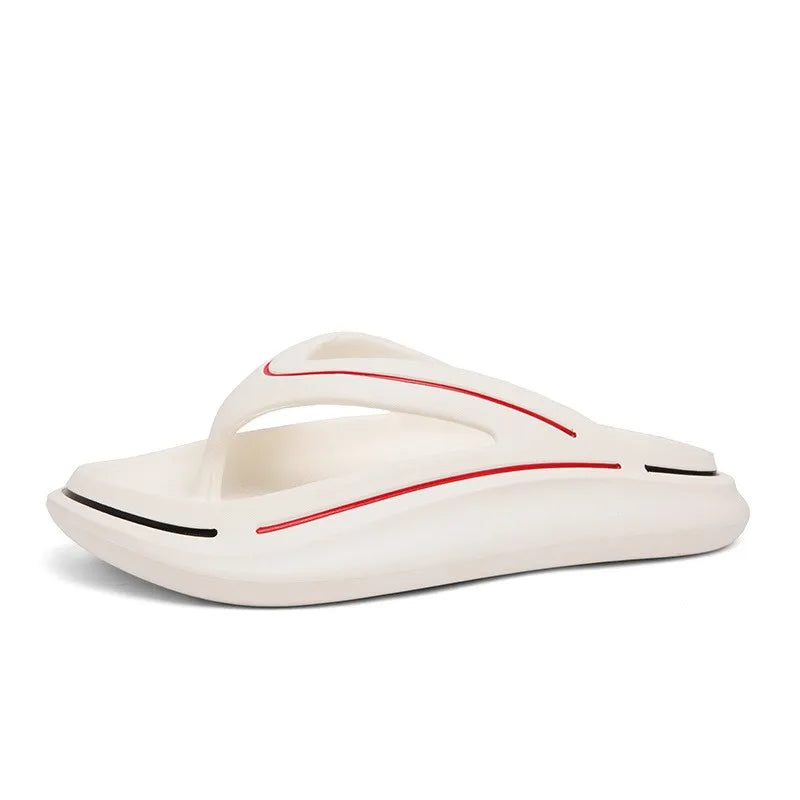 Witte Ultralichte Uuniseks Zomerslippers met Memory Foam Zool – Jureo