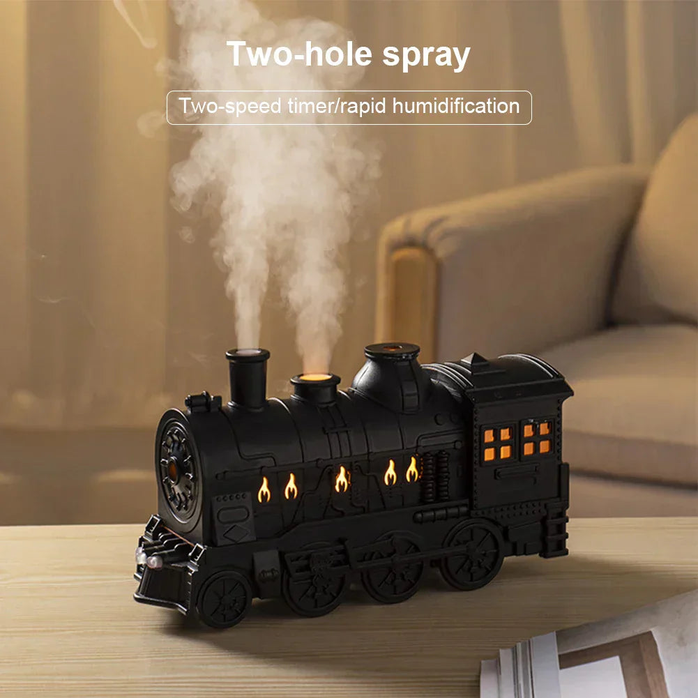Aromatherapie Locomotief Diffuser & Luchtbevochtiger - SteamLuxe
