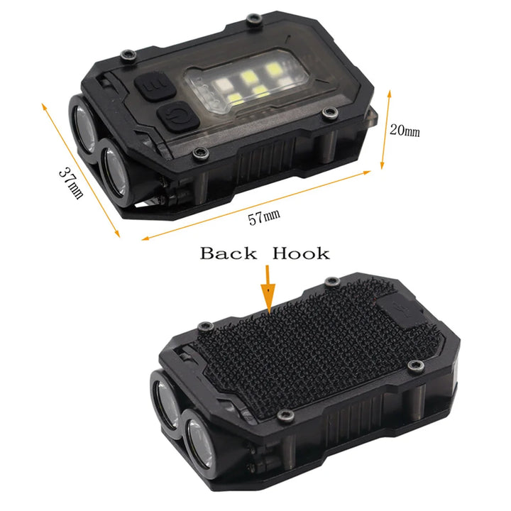 Tactische USB-oplaadbare Zaklamp - LumiTac Mini