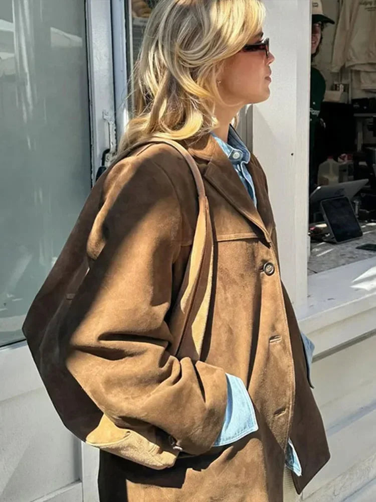 Trendy Wollen Damesjas - Anna