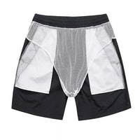Heren Hardloopshorts met Mesh Binnenbroekje en Ritszakken – Nikoas