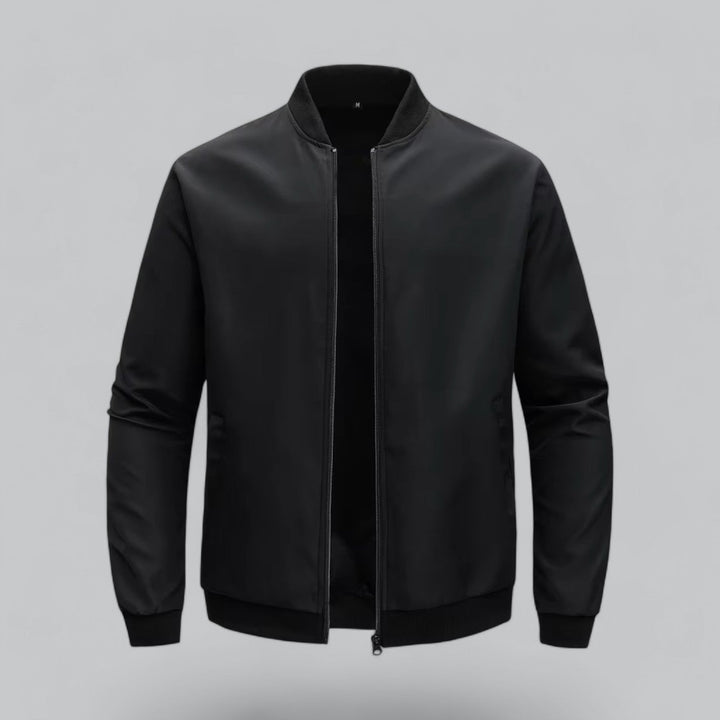 Męska kurtka jesienna z ponadczasowym wzorem i regularnym krojem – Lucian