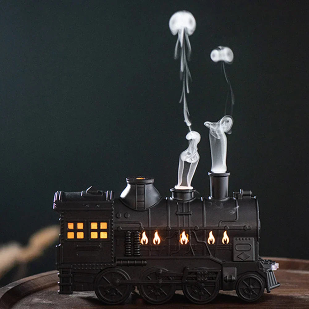 Aromatherapie Locomotief Diffuser & Luchtbevochtiger - SteamLuxe