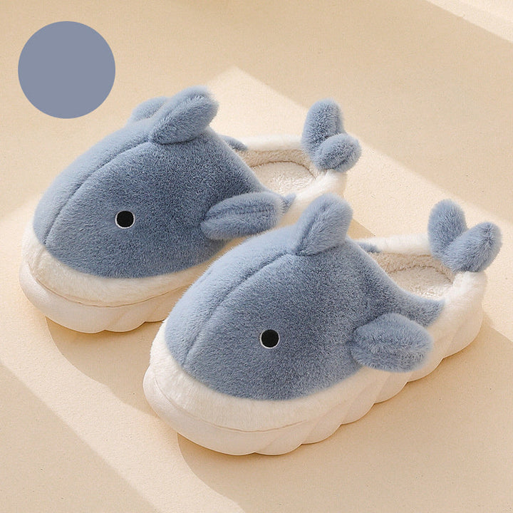 Zachte Pluche Haai Pantoffels  - SnugShark