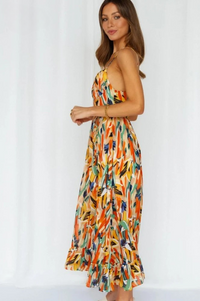 Mouwloze Zomerjurk met Print – Isla