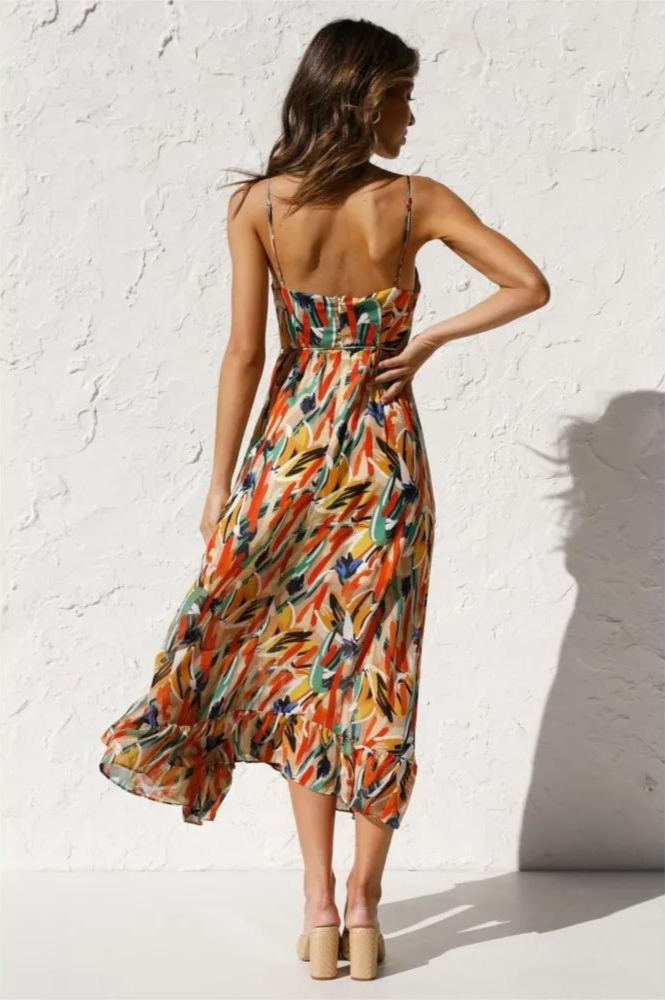 Mouwloze Zomerjurk met Print – Isla