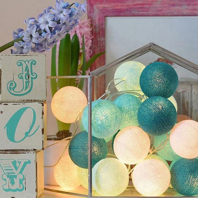 Vrolijke Katoenen Lichtgevende Ballenslinger - LumiBall