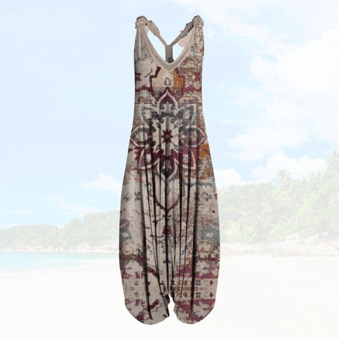 Zomerse Dames Jumpsuit met Losse Pasvorm – Elenya