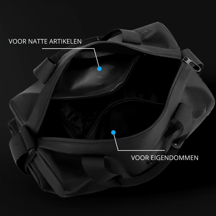 Waterdichte Sporttas met Schoenenvak - FlexBag Pro