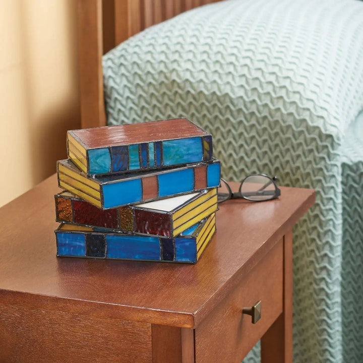 Kunstzinnige Gekleurde Boekenlamp - IllumiBook