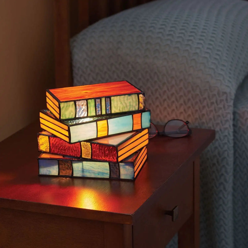 Kunstzinnige Gekleurde Boekenlamp - IllumiBook