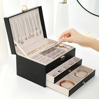 Luxe Meerlaagse Sieradendoos - EleganceBox