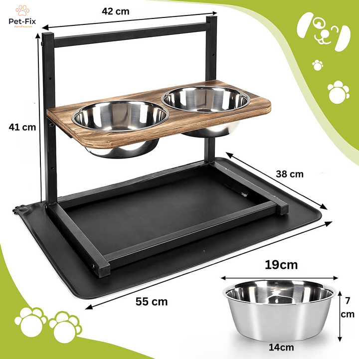 Premium Verhoogd Honden Voederstation - SnackHaven