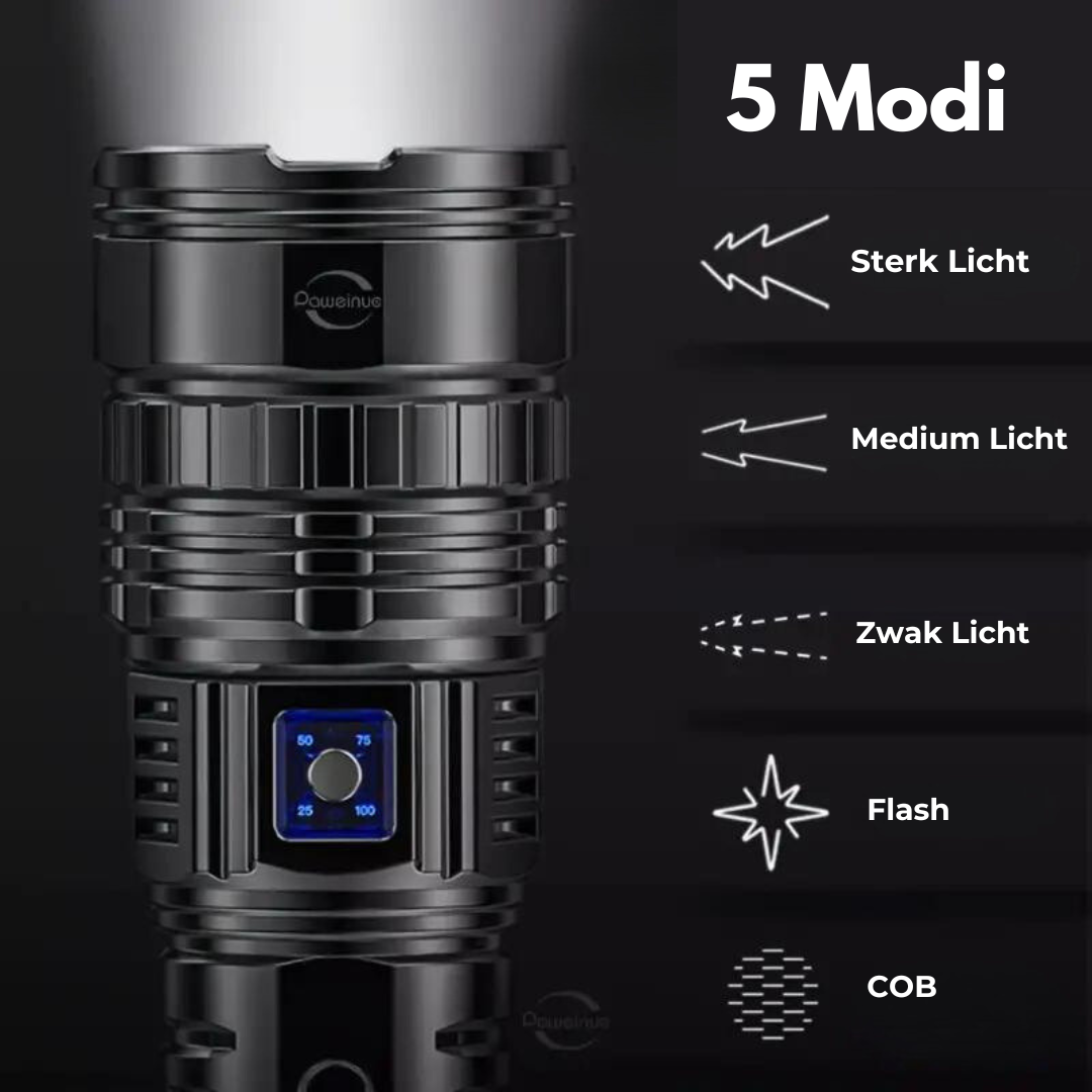 Ultra Krachtige Tactische Zaklamp - PowerLume