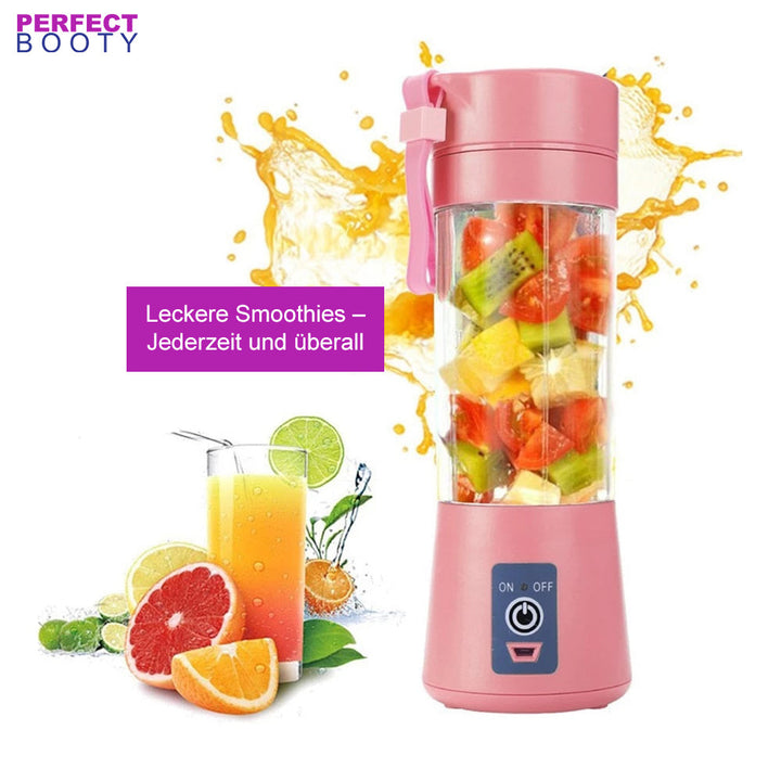 Draagbare Smoothie Maker met Drinkfunctie - FreshBlend To-Go