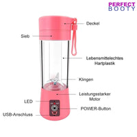 Draagbare Smoothie Maker met Drinkfunctie - FreshBlend To-Go