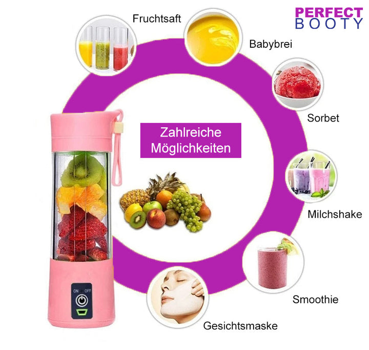 Draagbare Smoothie Maker met Drinkfunctie - FreshBlend To-Go