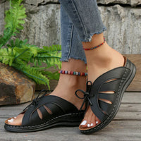 Orthopedische Sleehaksandalen met Gewelfde Knoop – Mirella