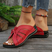Orthopedische Sleehaksandalen met Gewelfde Knoop – Mirella