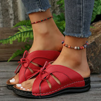 Orthopedische Sleehaksandalen met Gewelfde Knoop – Mirella