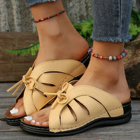 Orthopedische Sleehaksandalen met Gewelfde Knoop – Mirella