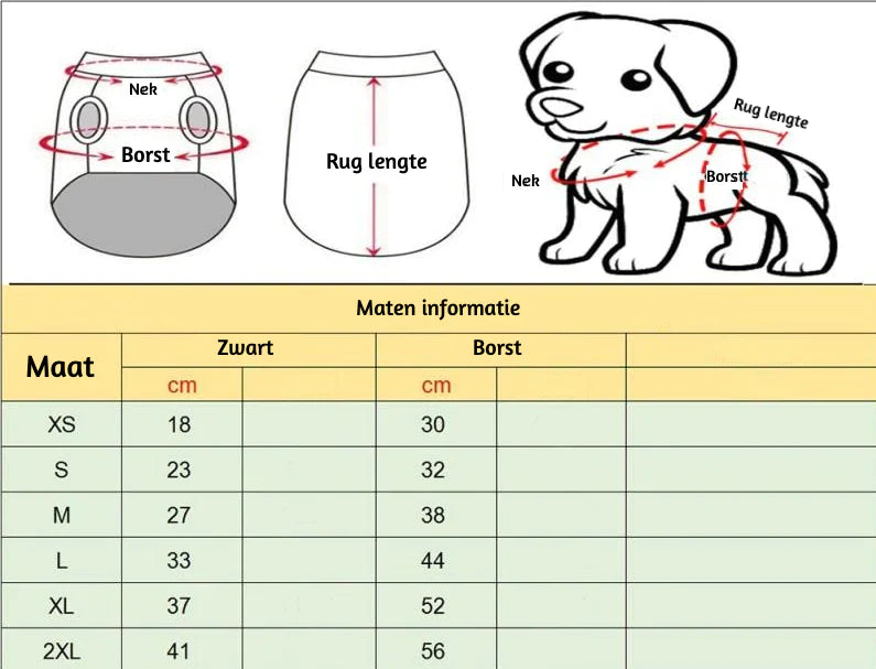 Winterjas voor Honden - FrostPaws