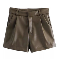 Vardi Dante™ Angel Leren Short | Trendy & Vintage