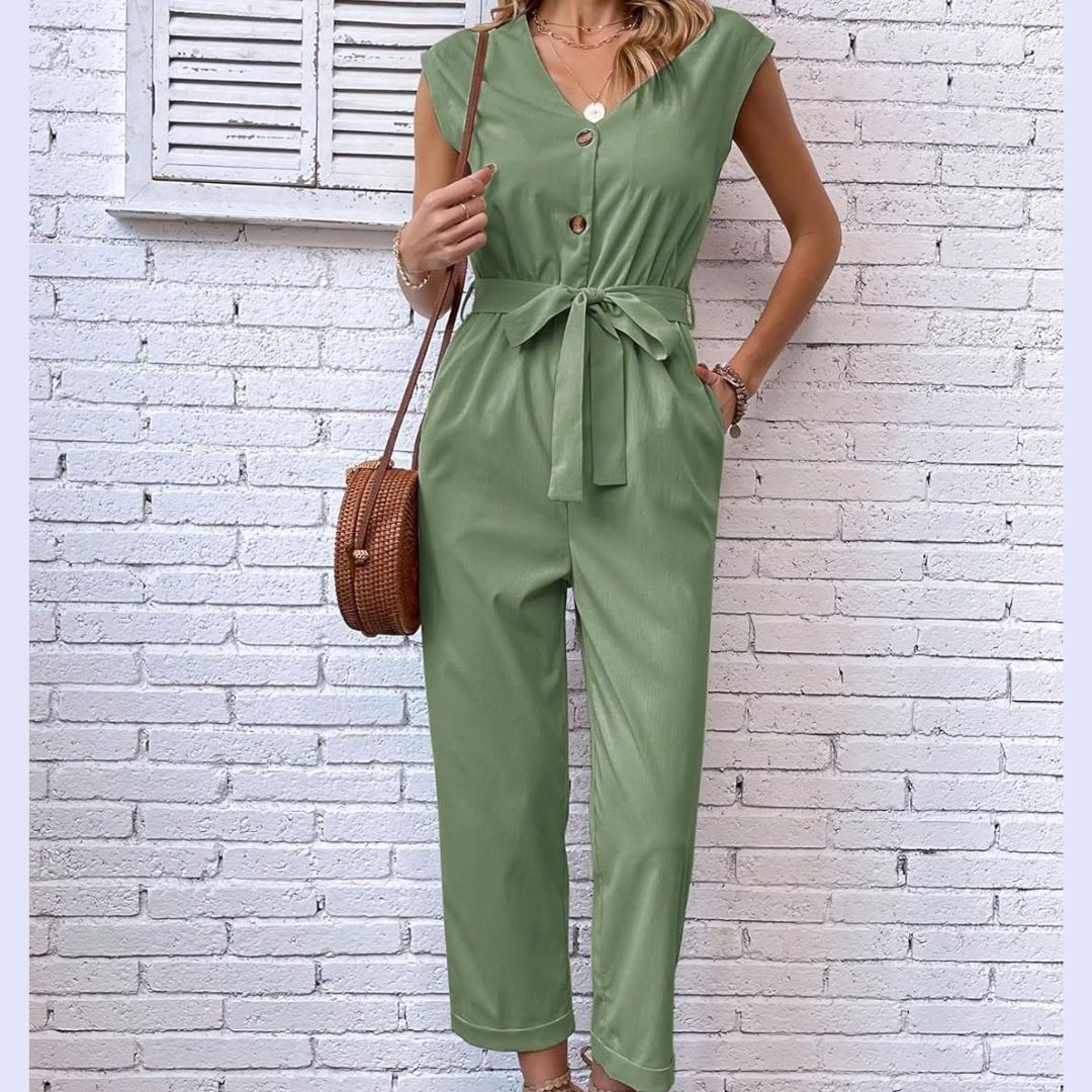 Vardi Dante™ Carla Jumpsuit | Mouwloos & Stijlvol