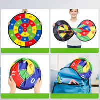 Groot Dartbord voor Kinderen met Kleverige Ballen en Darts - PlayTarget