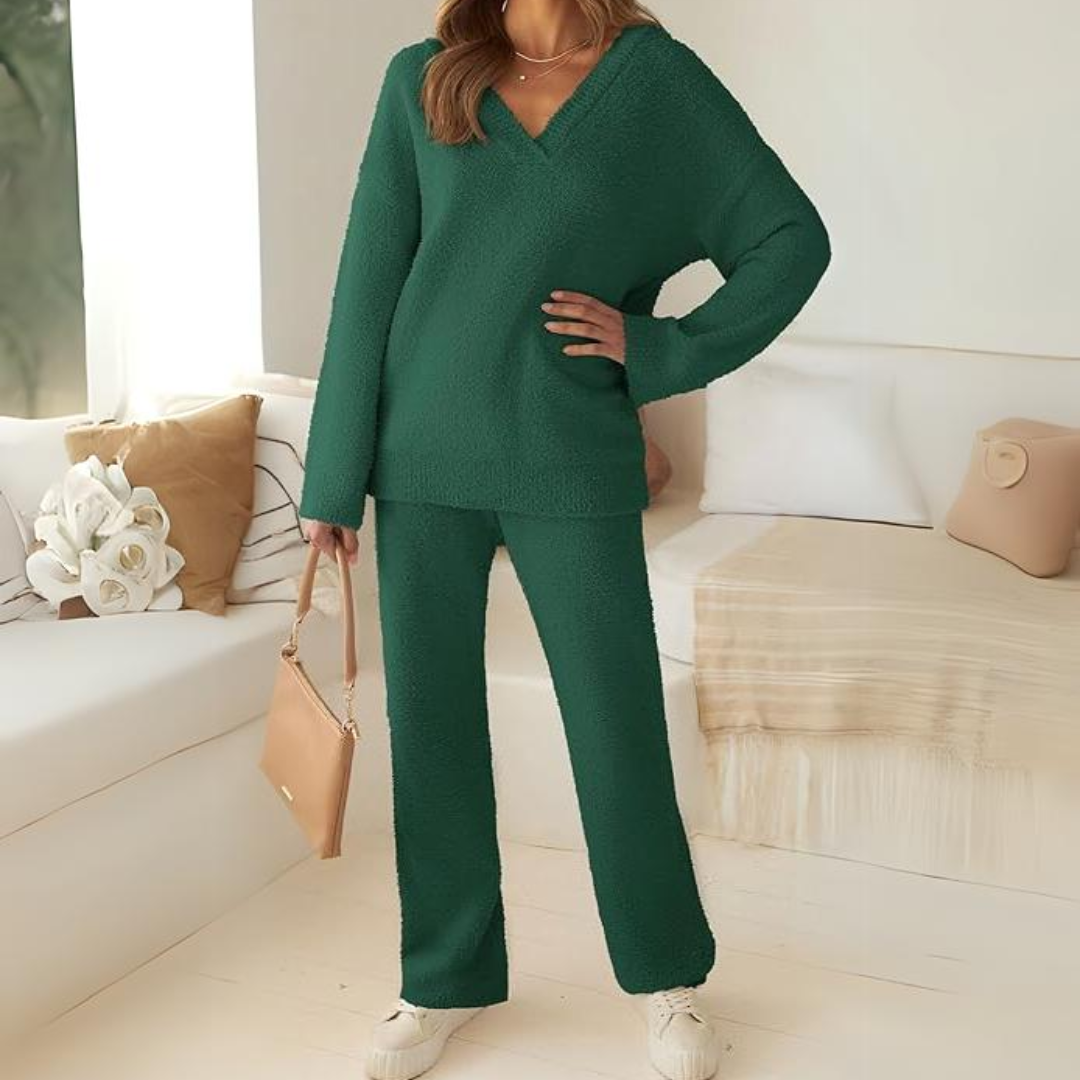 Comfortabele Fleece Lounge Set - Rianne