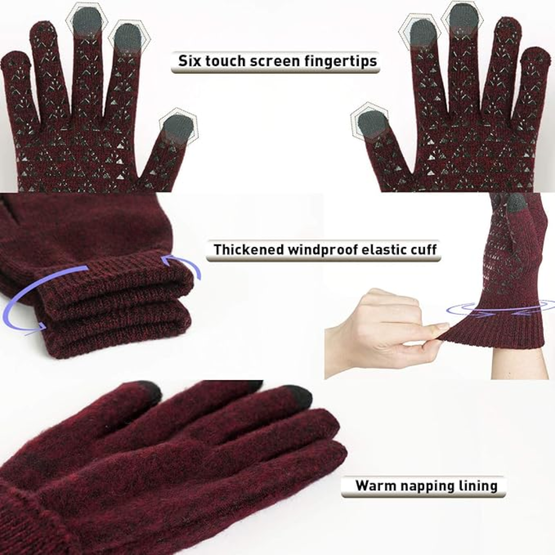 Thermische Touchscreen Winterhandschoenen - WarmFlex