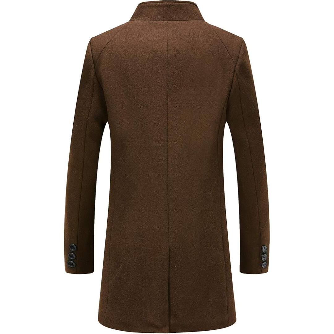 Heren Wolblend Trenchcoat - Pedro