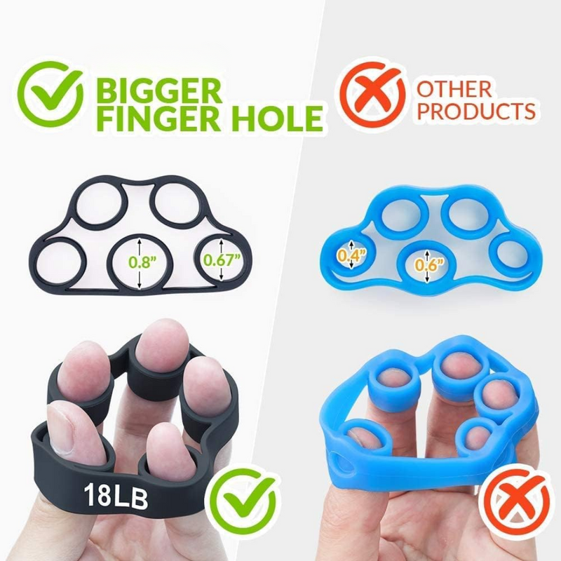 4-Pack Hand Exerciser Grip Versterker Set