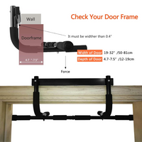 Heavy Duty Pull-up Bar voor Deurkozijn – Maximaal 200 Kg Capaciteit