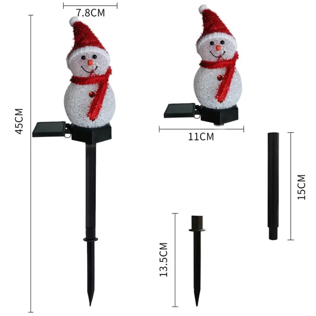 Zonne-energie Sneeuwpop Lamp - SolarSnow