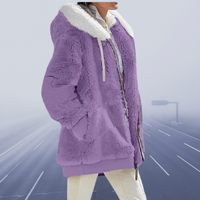 Casual Fleece Vest met Capuchon - Elena