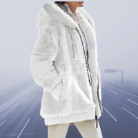 Casual Fleece Vest met Capuchon - Elena