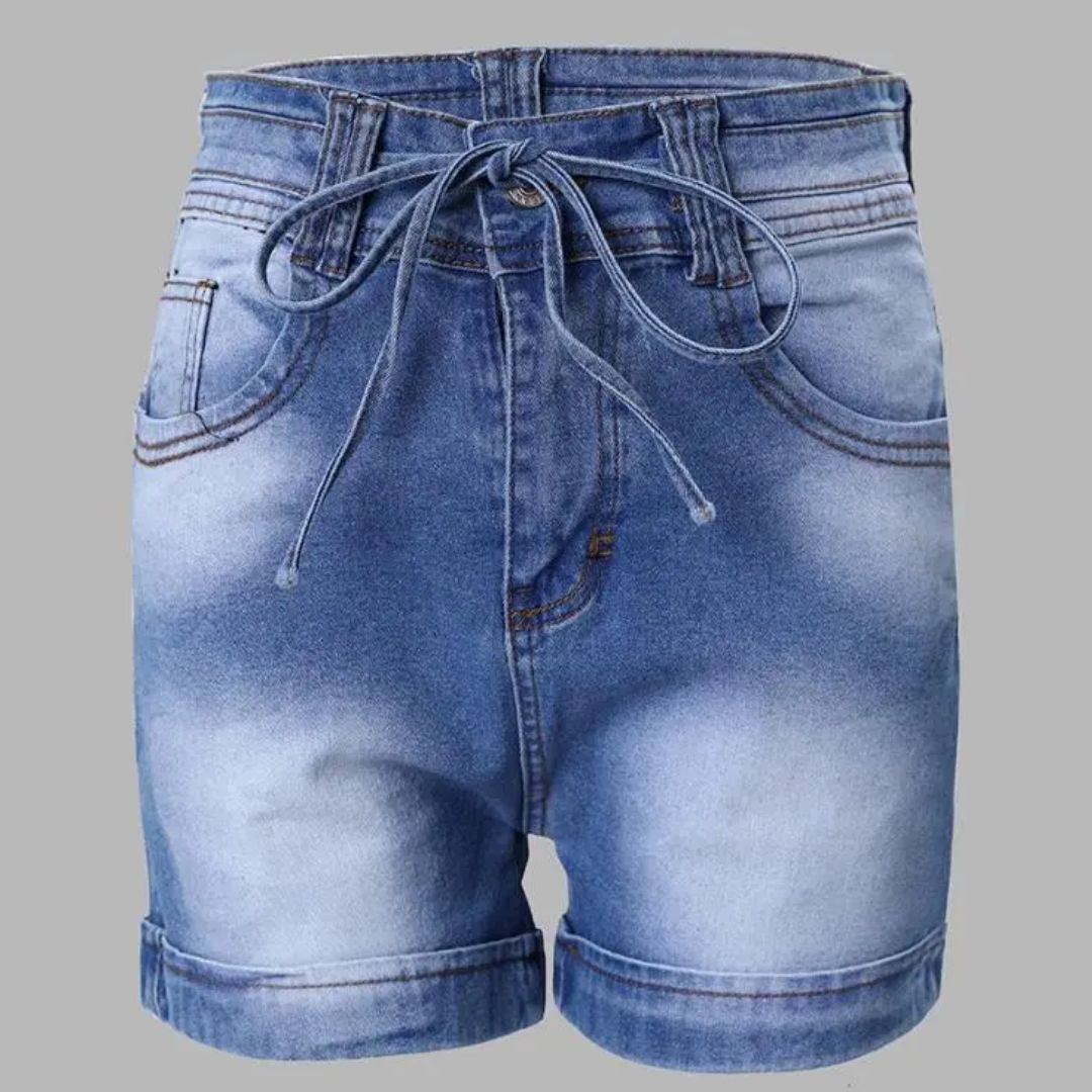 Vardi Dante™ Cara Jeans Short | Hoge Taille & Skinny