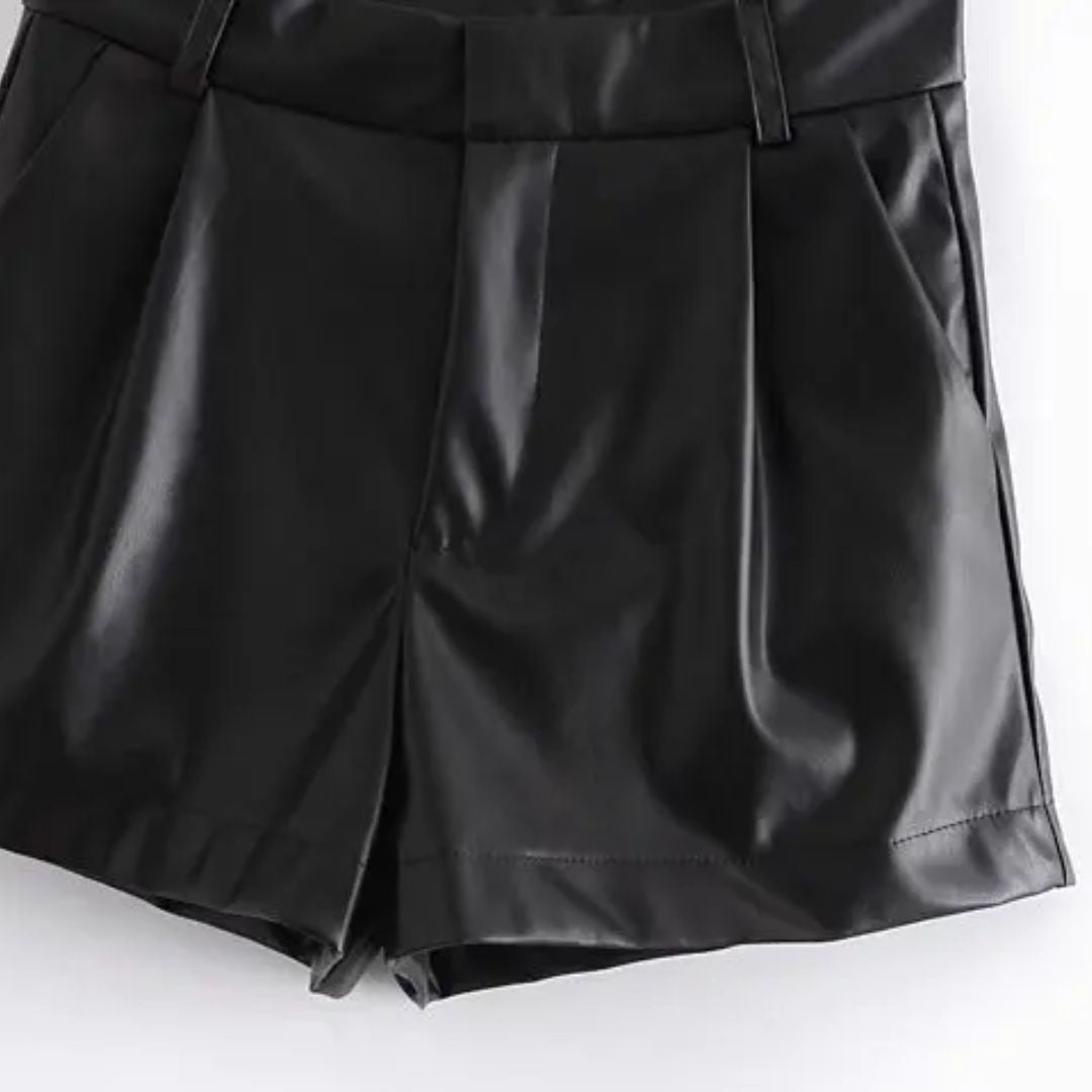 Vardi Dante™ Angel Leren Short | Trendy & Vintage