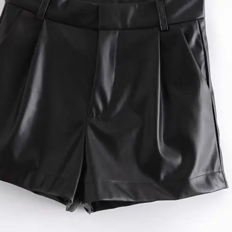 Vardi Dante™ Angel Leren Short | Trendy & Vintage