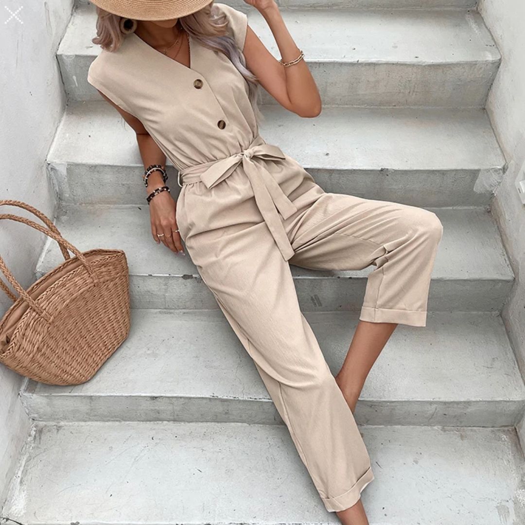 Vardi Dante™ Carla Jumpsuit | Mouwloos & Stijlvol