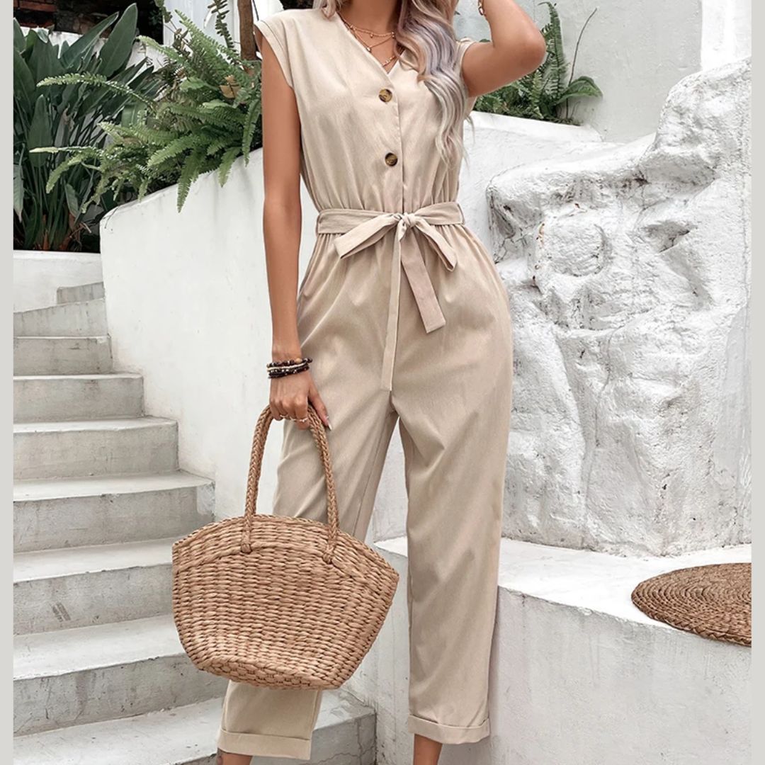 Vardi Dante™ Carla Jumpsuit | Mouwloos & Stijlvol