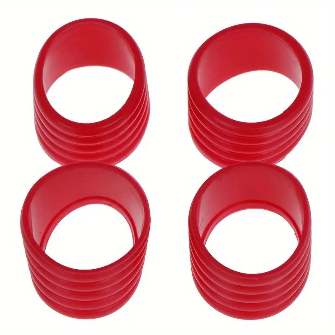 Vardi Dante™ Rubberen Tennisracketgrip - 4 stuks