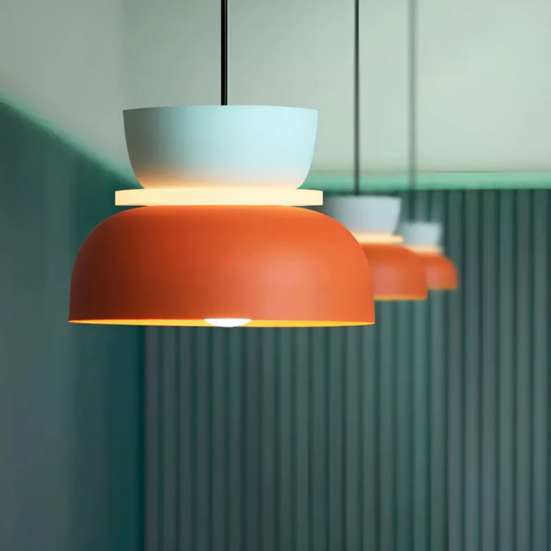 Kleurrijke en Trendy Macaron LED Hanglamp - VividGlow