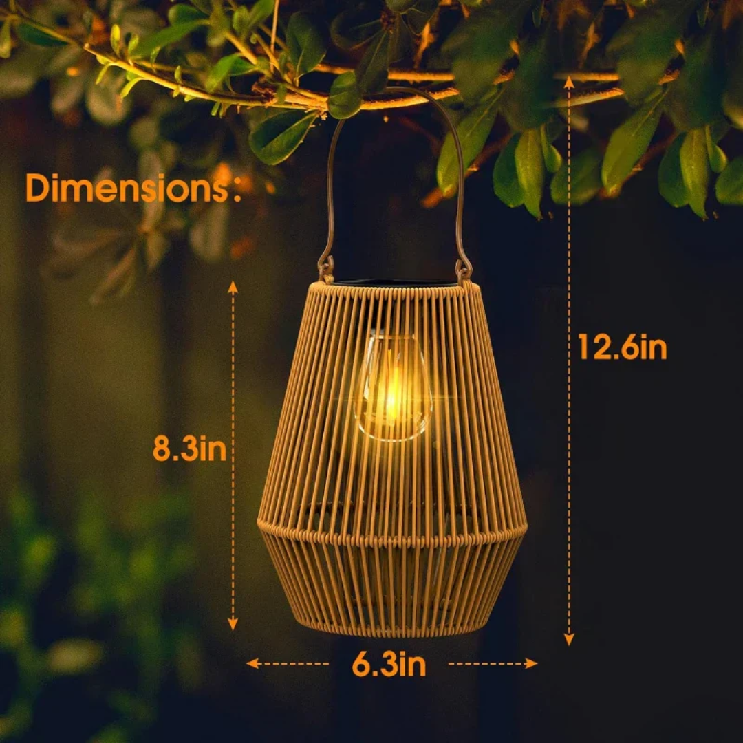 Handgeweven Waterdichte Solar Tuinlamp - SunWeave